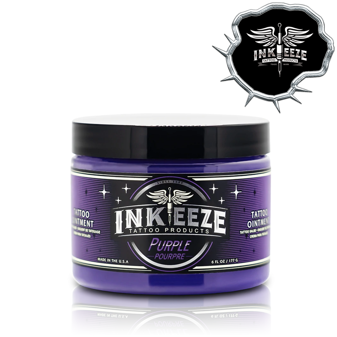 INKEEZE Purple Glide Tattoo Ointment (6oz) | Dermasoft Tattoo