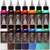 14 Color Set includes:
Black Grape, Blue Iris, Bright Green, Brown, Gold, Heisenberg, Henna, Imperial Violet,
Jade, Mahogany, Mint, Permanent Red, Process Red and Heavy White