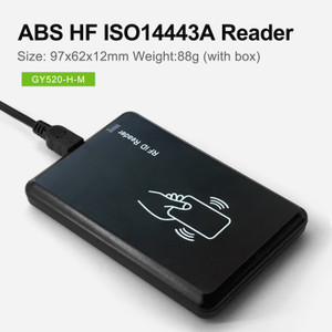 520-H-M | RFID Reader, Output UID configurable, Support MIFARE, DESFire, Plus, NTAG