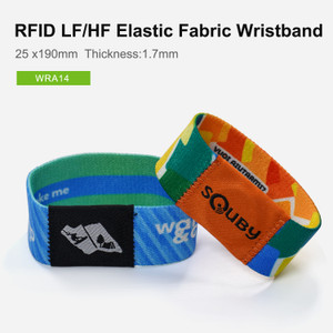 WRA14 |  Events Wrist Band Elastic Fabric Wristband with NFC/ MIFARE