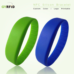 WRS22 | Slim Bracelet Silicon material with NFC/MFIARE/ EM WRS22 | Slim Bracelet Silicon material with NFC/MFIARE/ EM