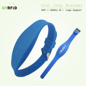 WRS04 | Dual Chip Silicon Wristband with T5577 and F08 WRS04 | Dual Chip Silicon Wristband with T5577 and F08
