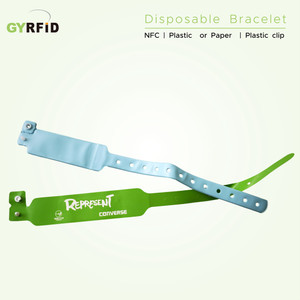 WRP02 | Diposable NFC Wristband made of paper for ticketing WRP02 | Diposable NFC Wristband made of paper for ticketing