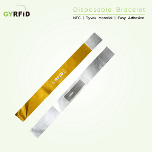WRP08 | Diposable NFC Wristband made of tyvek for ticketing WRP08 | Diposable NFC Wristband made of tyvek for ticketing