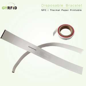 WRP15 | Disposable NFC Bracelet made of Printabe Paper WRP15 | Disposable NFC Bracelet made of Printabe Paper