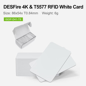 MIFARE® DESFire® 4K & T5577 Combi White Card | In Stock