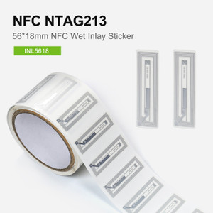 NTAG213 Wet Inlay, 56x18mm on roll | in Stock NTAG213 Wet Inlay, 56x18mm on roll | in Stock