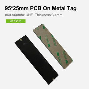 MEB9525 | UHF RFID PCB Metal Tag, 95x25mm, 10meter long range