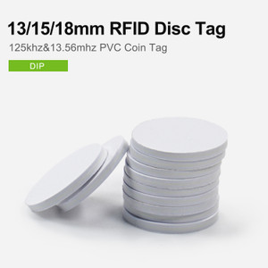 Small Size 13/15/18mm Round Robust RFID Disc Tag in 125Khz&13.56mhz rfid / NFC Small Size 13/15/18mm Round Robust RFID Disc Tag in 125Khz&13.56mhz rfid / NFC