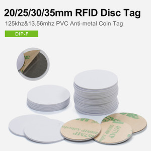 20/25/30/35mm rigid Anti-Metal NFC Disc Tag, RFID Coin ID Tags 20/25/30/35mm rigid Anti-Metal NFC Disc Tag, RFID Coin ID Tags