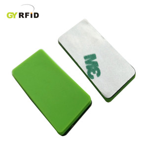 Silicon NFC on Metal Tag, 34x16mm, NTAG213 Silicon NFC on Metal Tag, 34x16mm, NTAG213
