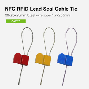 13.56mhz Steel NFC Cable Seal Tag | CAP17 13.56mhz Steel NFC Cable Seal Tag | CAP17