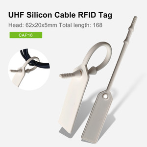 CAP18 | UHF Removable Silicon Cable RFID Tag  CAP18 | UHF Removable Silicon Cable RFID Tag
