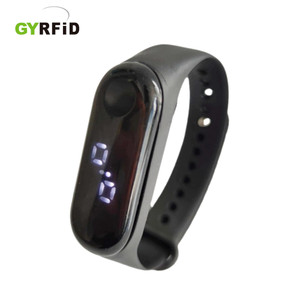 LED Date and Time Bracelet with F08 chip for access control | WRL01 LED Date and Time Bracelet with F08 chip for access control | WRL01