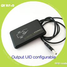 New type of RFID Reader, support MIFARE, NFC  and Desfire Card UID output configurable (GYRFID)