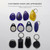 KEC19 - Translucent NFC keychains in NTAG213/ NTAG216/ EM4200