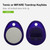 KEC39 - Teardrop RFID Keyfobs, Translucent PC in Temic or MIFARE