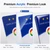 Acrylic Google Review NFC Plate, NTAG215 acrylic plate, 100x100×1.3mm 