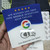 German Google Review NFC Plate, NTAG213 acrylic plate, 100x100×1.3mm 