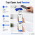German Google Review NFC Plate, NTAG215 acrylic plate, 100x100×1.3mm 