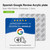 Spanish Google Review NFC Plate, NTAG213 acrylic plate, 100x100×1.3mm 
