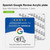 Spanish Google Review NFC Plate, NTAG215 acrylic plate, 100x100×1.3mm 