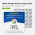  Italian Google Review NFC Plate, NTAG213 acrylic plate, 100x100×1.3mm 