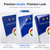 Polish Google Review NFC Plate, NTAG215 acrylic plate, 100x100×1.3mm 