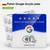 Polish Google Review NFC Plate, NTAG215 acrylic plate, 100x100×1.3mm 