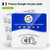 French NFC Google Review Acrylic Table Sticker, NTAG215 acrylic plate, 100x100×1.3mm 