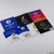 French Social Media Acrylic Google Review NFC Plate, NTAG215 acrylic plate, 100x100×1.3mm 