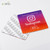 Spanish Instagramm Tap to Follow NFC Plate, NTAG215 acrylic plate, 100x100×1.3mm 