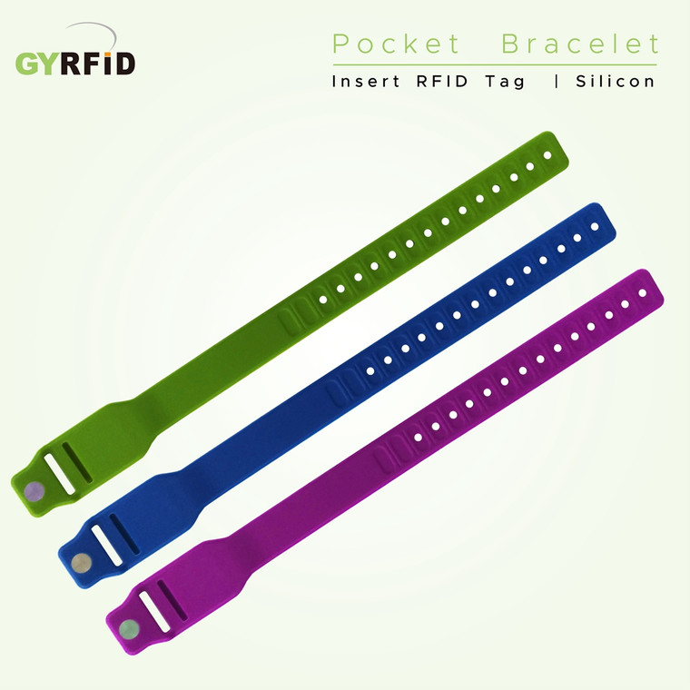 WRS27 | Pocket Wristband for SIM card RFID Tags inserted | In stock