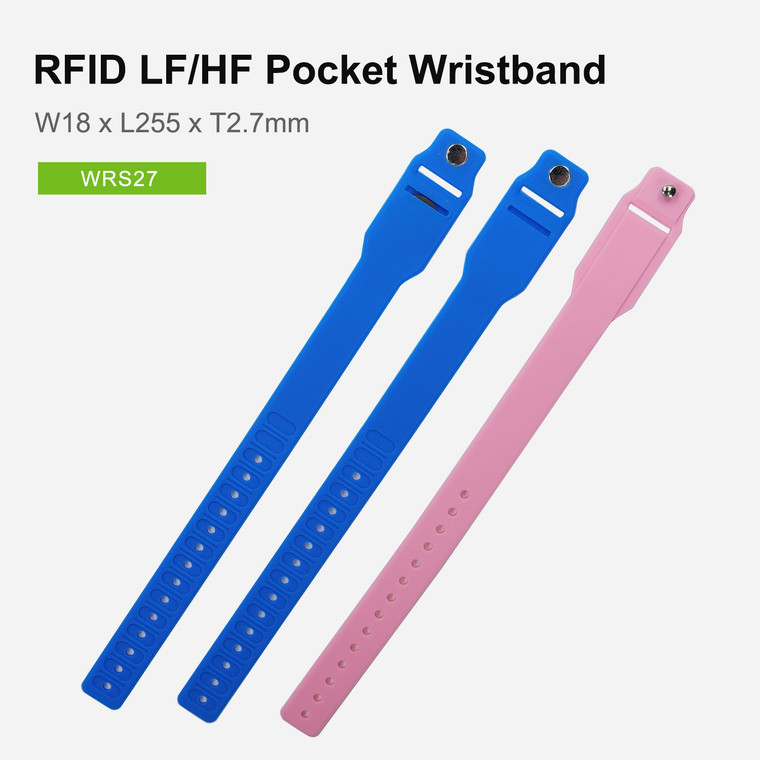 WRS27 | Pocket Wristband for SIM card RFID Tags inserted | In stock