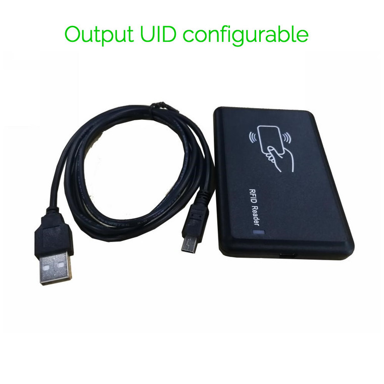 520-H-M | RFID Reader, Output UID configurable, Support MIFARE, DESFire, Plus, NTAG