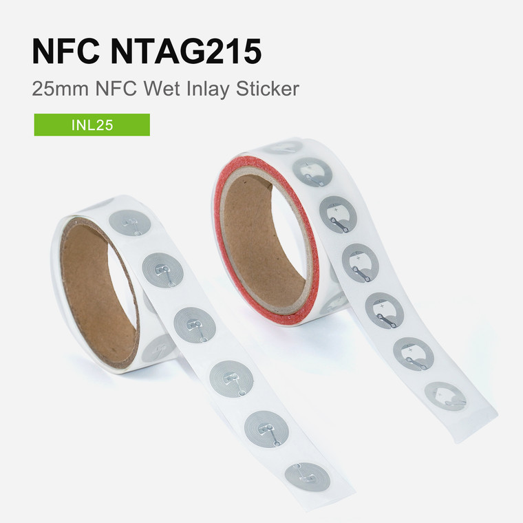 NTAG215 NFC Sticker, thin 25mm amiibo sticker | in Stock