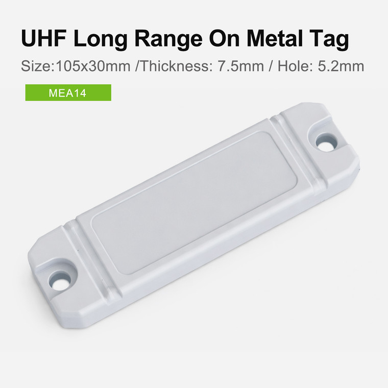 MEA14 | UHF RFID On Metal Tag, 105x30mm, 20m Long Range