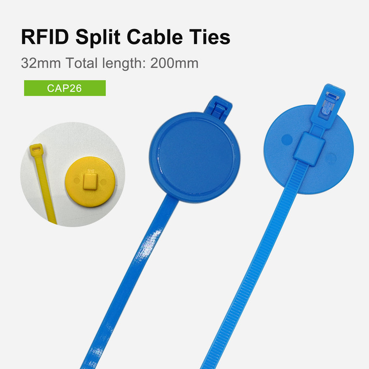 CAP26 | RFID Nylon Split Cable Ties Zip Tie ID Tags