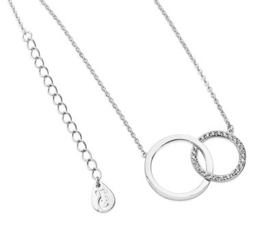 STERLING SILVER INTERLOCKING CIRCLES PENDANT