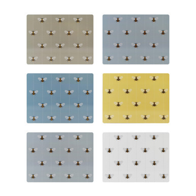Bee Set of 6 Placemats