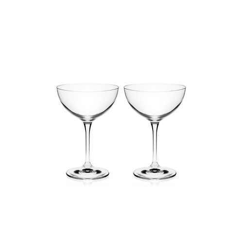 Eternity S/2 Crystal Cocktail Glasses - Coupe 340ml