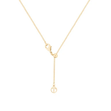 TC PEARL & SILVER CIRCLE PENDANT GOLD