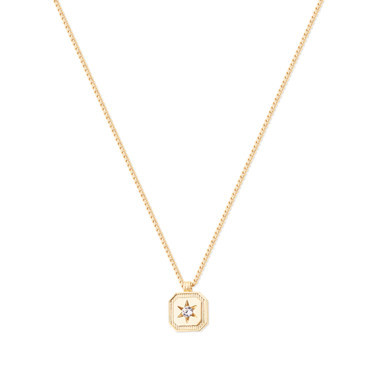TC COMPASS STAR PENDANT GOLD