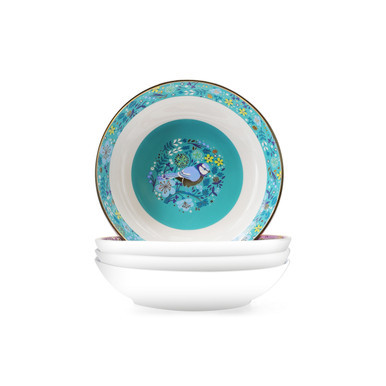 S/4 BIRDY PASTA BOWLS