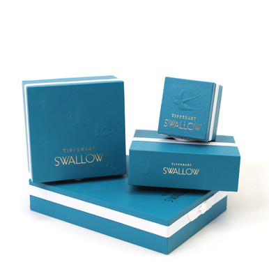 TC Swallow Stud Earrings - Silver