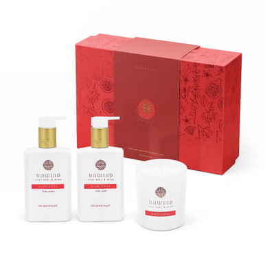 Unwind - Happiness S/3 (Bodywash, Body Cream & Candle)