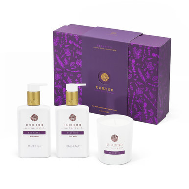 Unwind - Relaxing S/3 (Bodywash, Body Cream & Candle)