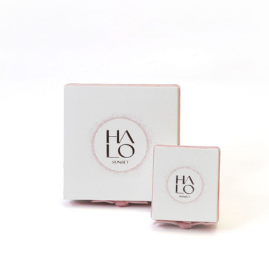 Tc Halo Sunset Pendant Rose Gold & Pink