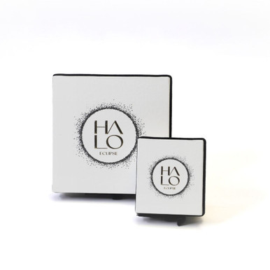 Tc Halo Eclipse Mini Black Cz Hoop Earrings Gold