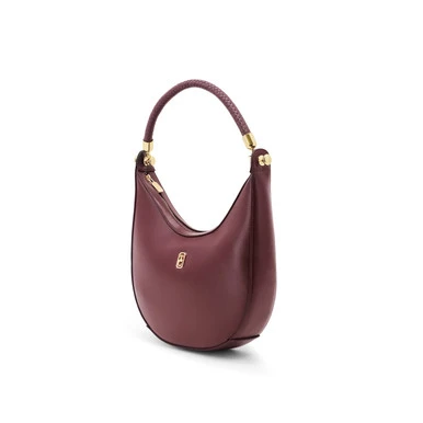 Moon Handbag - Burgundy